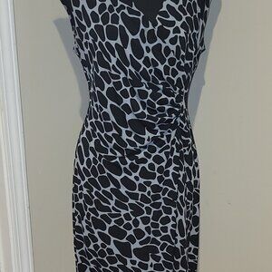 Black, Gray Animal Print Enfocus Studios Size 10